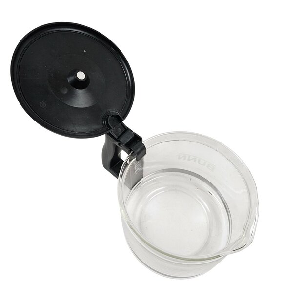 Bunn Coffee Pot Maker Replacement Carafe 10 Cup Black Handle And Filter Basket - Picture 6 of 11